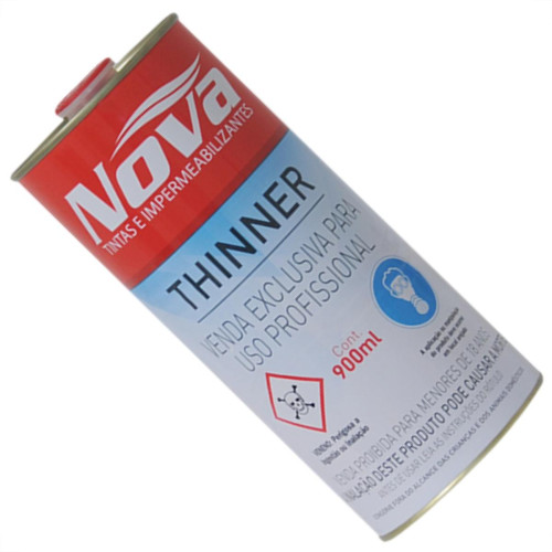 Thinner Nova Multi-Uso 900Ml - Kit C/12 Unidades Thinner Nova Multi-Uso 900Ml - Kit C/12 Unidades