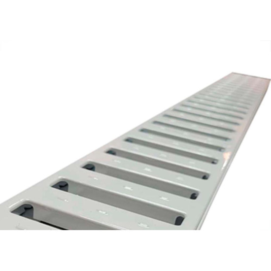 Grelha Aco Galvonizado Compl.10 X100 Branco C.Forte Grelha Aco Galvonizado Compl.10 X100 Branco C.Forte