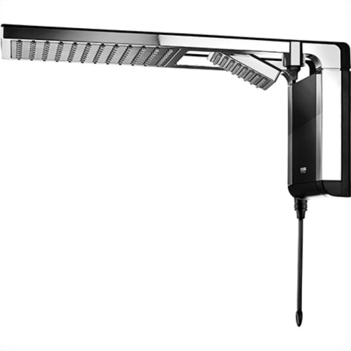 Ducha L_C Acqua Duo Preto/Cromado 220V 7800W Ducha L_C Acqua Duo Preto/Cromado 220V 7800W