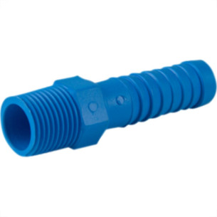 Adaptador Rosca Externa Reboucas A 1/2 Azul . / Kit C/ 25 Unidades