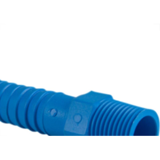 Adaptador Rosca Externa Reboucas C 1 Azul . / Kit C/ 25 Unidades