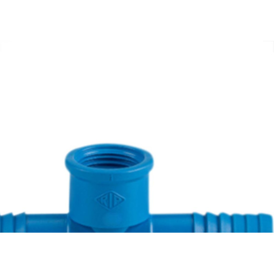 Tee Interno Reboucas L/R 3/4 Azul - Kit C/25 Unidades Tee Interno Reboucas L/R 3/4 Azul - Kit C/25 Unidades
