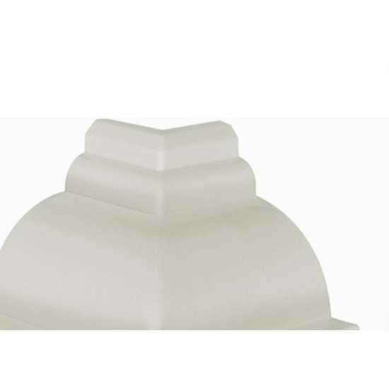 Forro Cantoneira Pvc Extensao Branco Plastilit - Kit C/20 Unidades Forro Cantoneira Pvc Extensao Branco Plastilit - Kit C/20 Unidades