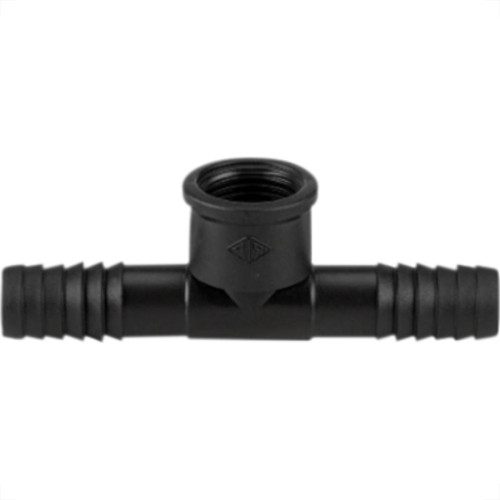 Tee Interno Reboucas L/R 1/2 Preto - Kit C/25 Unidades Tee Interno Reboucas L/R 1/2 Preto - Kit C/25 Unidades