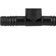 Tee Interno Reboucas L/R 1 Preto - Kit C/25 Unidades Tee Interno Reboucas L/R 1 Preto - Kit C/25 Unidades