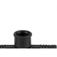 Tee Interno Reboucas L/R 1 Preto - Kit C/25 Unidades Tee Interno Reboucas L/R 1 Preto - Kit C/25 Unidades