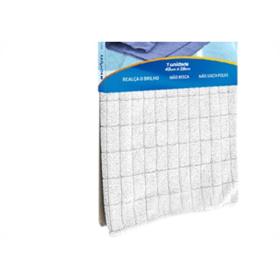 Pano De Chao Microfibra 49X59 Branco Pano De Chao Microfibra 49X59 Branco