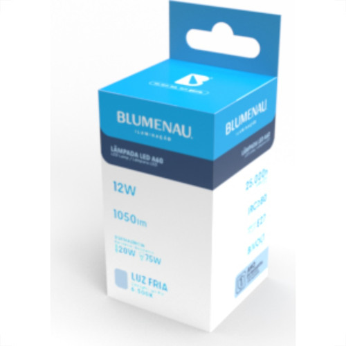 Lampada Led Bulbo 12W 6500K Blumenau