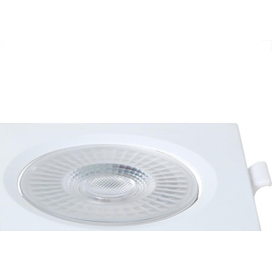 Spot Emb.06W Led 6500K Quadr Blumenau Branco