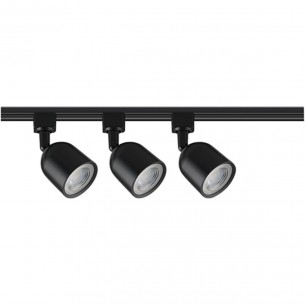 Trilho C/3 Spot Led 27W 6500K Blume Preto 