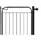 Portao Domestico Pet 70Lx82Alt Preto Qually Portao Domestico Pet 70Lx82Alt Preto Qually