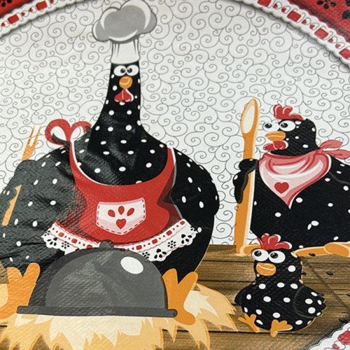 Toalha Mesa Termica Pvc 1,40X30M Galinha