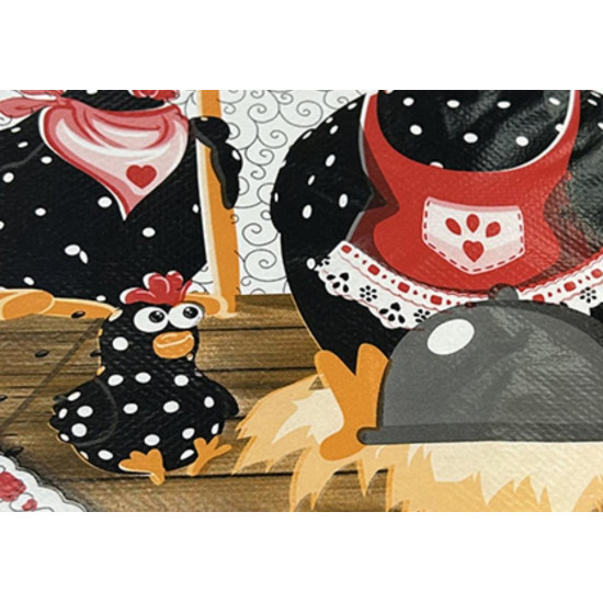 Toalha Mesa Termica Pvc 1,40X30M Galinha