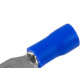 Terminal Pre-Isol Forquilha 1,5-2,5 F3,7 Azul - Kit C/100 Unidades