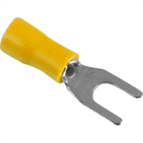 Terminal Pre-Isol Forquilha 4-6 F4,3 Amar - Kit C/100 Unidades