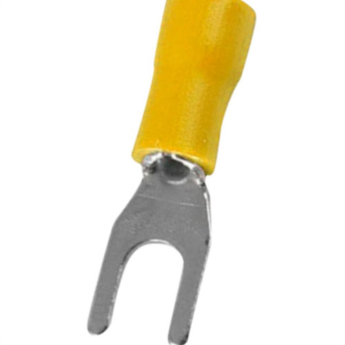 Terminal Pre-Isol Forquilha 4-6 F5,3 Amar - Kit C/100 Unidades Terminal Pre-Isol Forquilha 4-6 F5,3 Amar - Kit C/100 Unidades