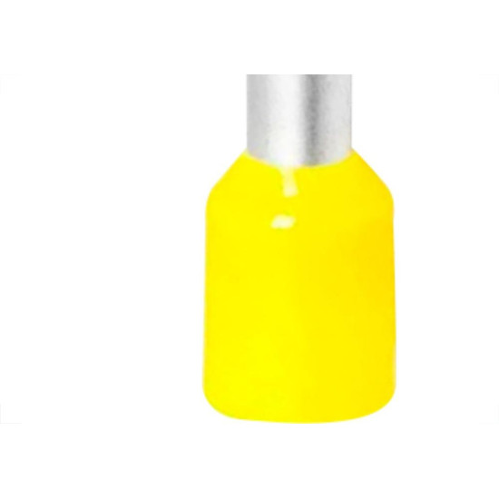 Terminal Pre-Isol Ilhos 6,0 C12 Amarelo Penzel - Kit C/100 Unidades Terminal Pre-Isol Ilhos 6,0 C12 Amarelo Penzel - Kit C/100 Unidades
