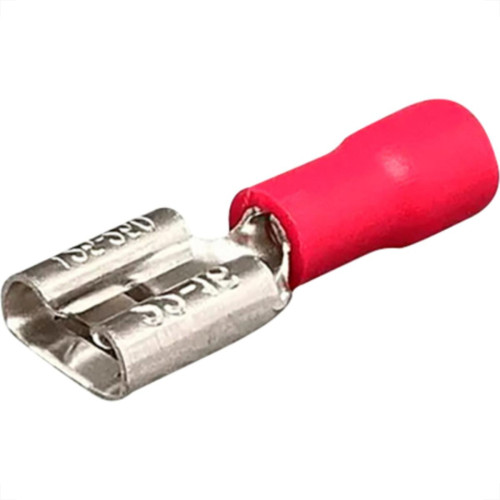 Terminal Pre-Isol Femea 0,5-1,5 Vermelho Penzel - Kit C/100 Unidades Terminal Pre-Isol Femea 0,5-1,5 Vermelho Penzel - Kit C/100 Unidades
