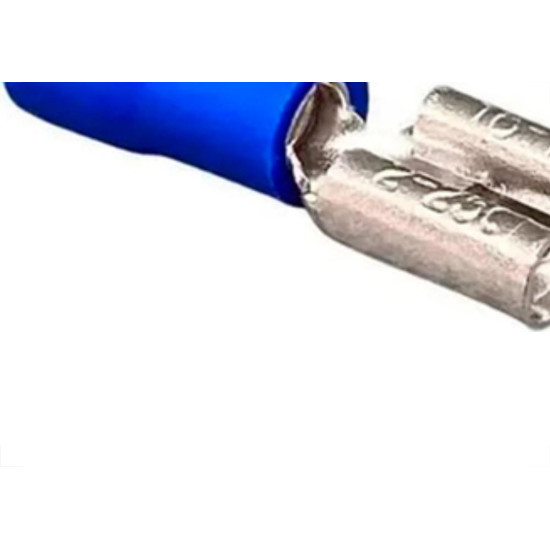 Terminal Pre-Isol Femea 1,5-2,5 Azul Penzel - Kit C/100 Unidades Terminal Pre-Isol Femea 1,5-2,5 Azul Penzel - Kit C/100 Unidades