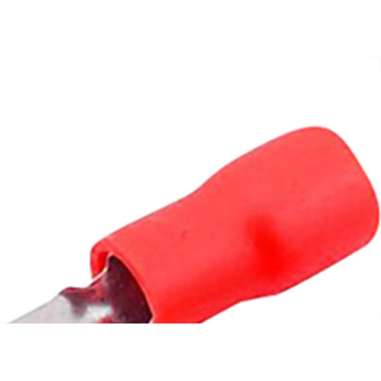 Terminal Pre-Isol Macho 0,5-1,5 Vermelho Penzel - Kit C/100 Unidades Terminal Pre-Isol Macho 0,5-1,5 Vermelho Penzel - Kit C/100 Unidades