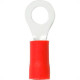 Terminal Pre-Isol Olhal 0,5-1,5 Vermelho F4,3 - Kit C/100 Unidades