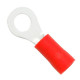 Terminal Pre-Isol Olhal 0,5-1,5 Vermelho F4,3 - Kit C/100 Unidades