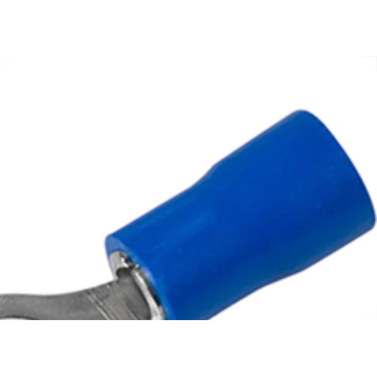 Terminal Pre-Isol Olhal 1,5-2,5 Azul F3,7 - Kit C/100 Unidades Terminal Pre-Isol Olhal 1,5-2,5 Azul F3,7 - Kit C/100 Unidades