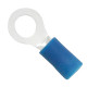 Terminal Pre-Isol Olhal 1,5-2,5 Azul F6,4 - Kit C/100 Unidades Terminal Pre-Isol Olhal 1,5-2,5 Azul F6,4 - Kit C/100 Unidades