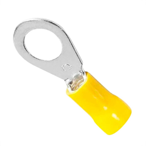 Terminal Pre-Isol Olhal 4,0-6,0 Amarelo F5,3 - Kit C/100 Unidades Terminal Pre-Isol Olhal 4,0-6,0 Amarelo F5,3 - Kit C/100 Unidades