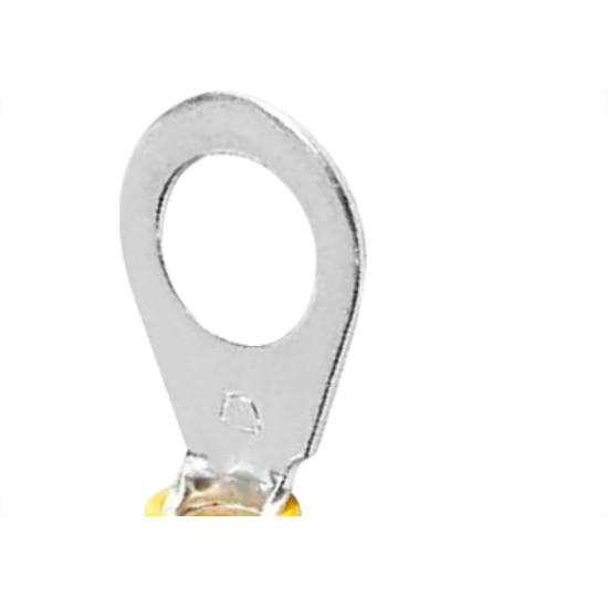 Terminal Pre-Isol Olhal 4,0-6,0 Amarelo F6,4 - Kit C/100 Unidades Terminal Pre-Isol Olhal 4,0-6,0 Amarelo F6,4 - Kit C/100 Unidades