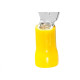 Terminal Pre-Isol Olhal 4,0-6,0 Amarelo F8,4 - Kit C/100 Unidades
