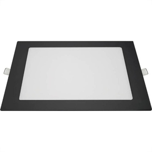 Luminaria Led Embutir Quadrada 18W 6500K 21,8 Blum Preto Luminaria Led Embutir Quadrada 18W 6500K 21,8 Blum Preto