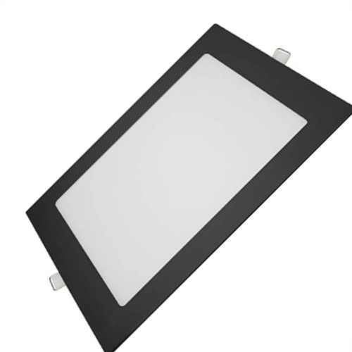 Luminaria Led Embutir Quadrada 18W 6500K 21,8 Blum Preto Luminaria Led Embutir Quadrada 18W 6500K 21,8 Blum Preto