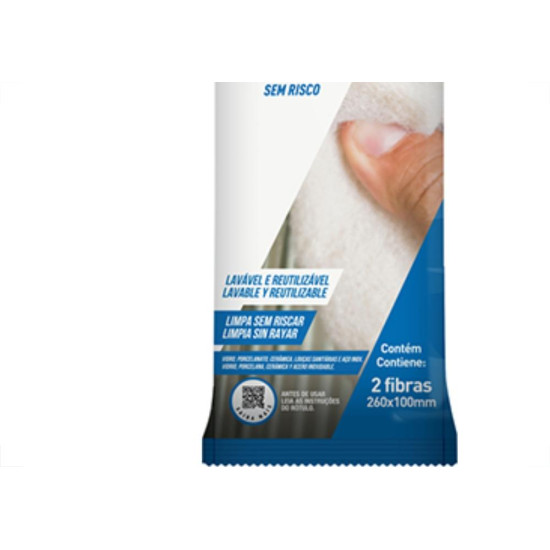 Fibra Abrasiva Norton Pos-Obra Branco C/2 Fibra Abrasiva Norton Pos-Obra Branco C/2