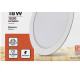 Luminaria Led Embutir Redonda 18W 6500K 22Cm B_D Eco Luminaria Led Embutir Redonda 18W 6500K 22Cm B_D Eco