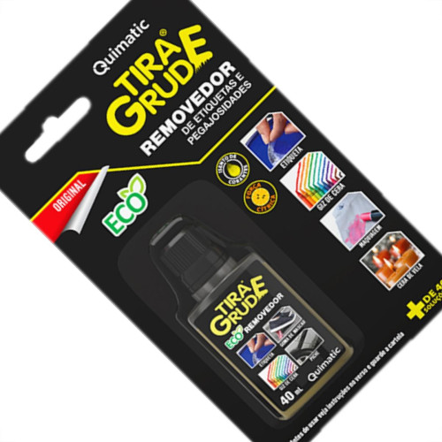 Tira Grude Removedor 40Ml Quimatic Tira Grude Removedor 40Ml Quimatic