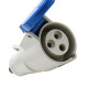 Acoplamento Strahl 2P+T 16A 220/240 Azul 3056B Acoplamento Strahl 2P+T 16A 220/240 Azul 3056B