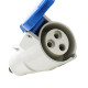 Acoplamento Strahl 2P+T 32A 220/240 Azul 3256B Acoplamento Strahl 2P+T 32A 220/240 Azul 3256B