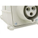 Tomada Strahl Extensao 2P+T 16A 220V Az3006Bc Tomada Strahl Extensao 2P+T 16A 220V Az3006Bc