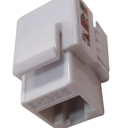Conector Femea Keystone Cat06 Branco - Kit C/10 Unidades Conector Femea Keystone Cat06 Branco - Kit C/10 Unidades