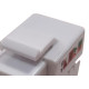 Conector Femea Keystone Cat06 Branco - Kit C/10 Unidades Conector Femea Keystone Cat06 Branco - Kit C/10 Unidades