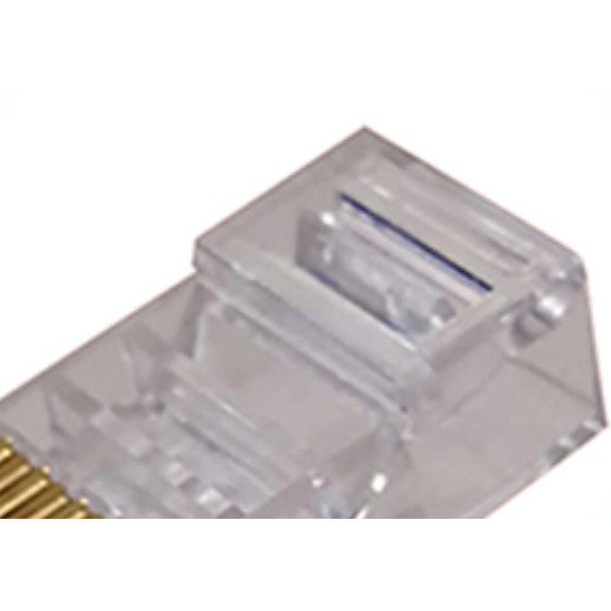 Conector P/Computador Mod Rj45 Cat 06 - Kit C/20 Unidades Conector P/Computador Mod Rj45 Cat 06 - Kit C/20 Unidades