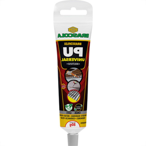 Cola Selante Pu Universal Brascola Cinza 80G Cola Selante Pu Universal Brascola Cinza 80G