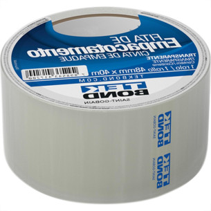 Fita Embal Tekbond 48X40Mm Transp - Kit C/4 Unidades