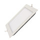 Luminaria Led Embutir Quadrada 18W 3000K 21,8Cm Blume Luminaria Led Embutir Quadrada 18W 3000K 21,8Cm Blume