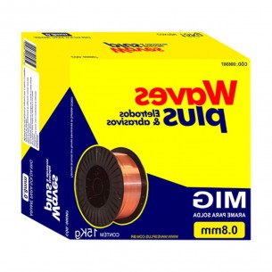 Arame De Solda Mig 0,80Mm Waves . / Kit C/ 15 KG