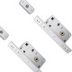 Trava Stam Quadr.1003 Cromado Inox Par Trava Stam Quadr.1003 Cromado Inox Par