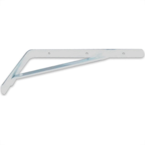 Cantoneira Mao Francesa R.C.A Forte Branco 20Cm - Kit C/12 Unidades