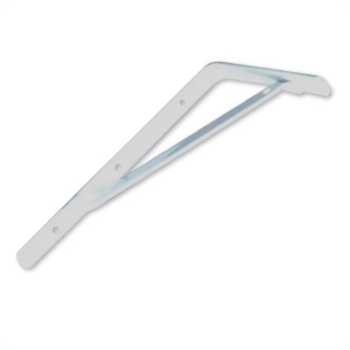 Cantoneira Mao Francesa R.C.A Forte Branco 20Cm - Kit C/12 Unidades