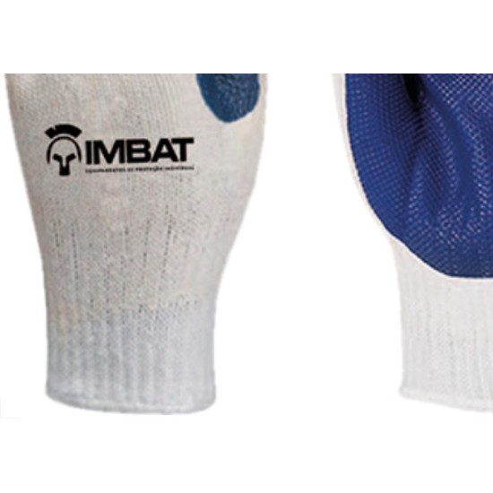 Luva Imbat Tricotada Banho Vulcan Azul 09 - Kit C/12 Unidades Luva Imbat Tricotada Banho Vulcan Azul 09 - Kit C/12 Unidades